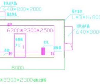 江西上饒市中央空調(diào)循環(huán)水泵及換氣扇 隔音降噪設(shè)計(jì)方案